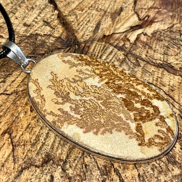 Large Dendritic Agate Pendant 2 7/8” - Picture 9 of 14